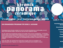 Tablet Screenshot of keramikpanorama.ch